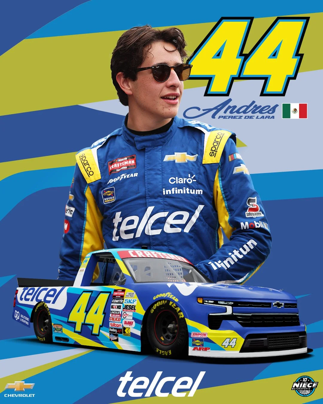 Andrés Pérez de Lara Joins Niece Motorsports for Remainder of 2025
